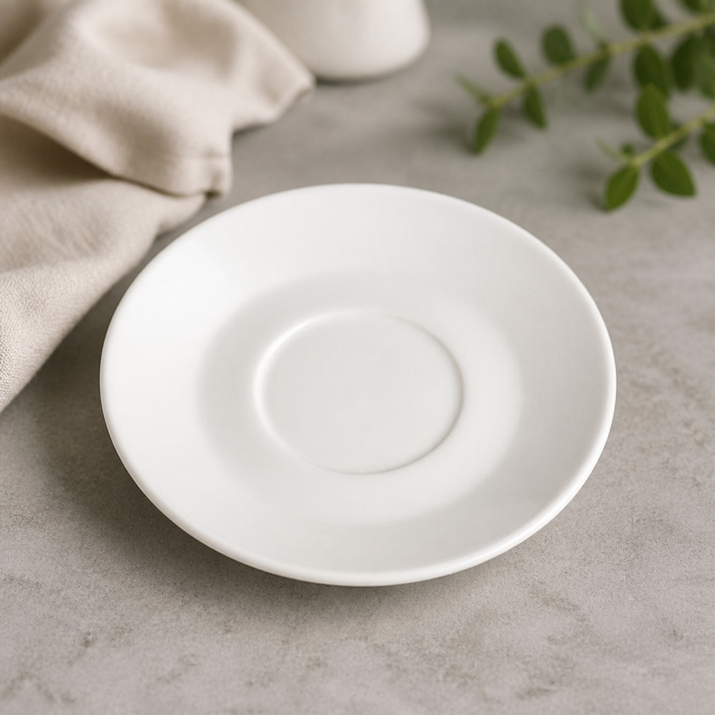 Commercial Saucers 158mm for Coffee Cups - 12 Pack
