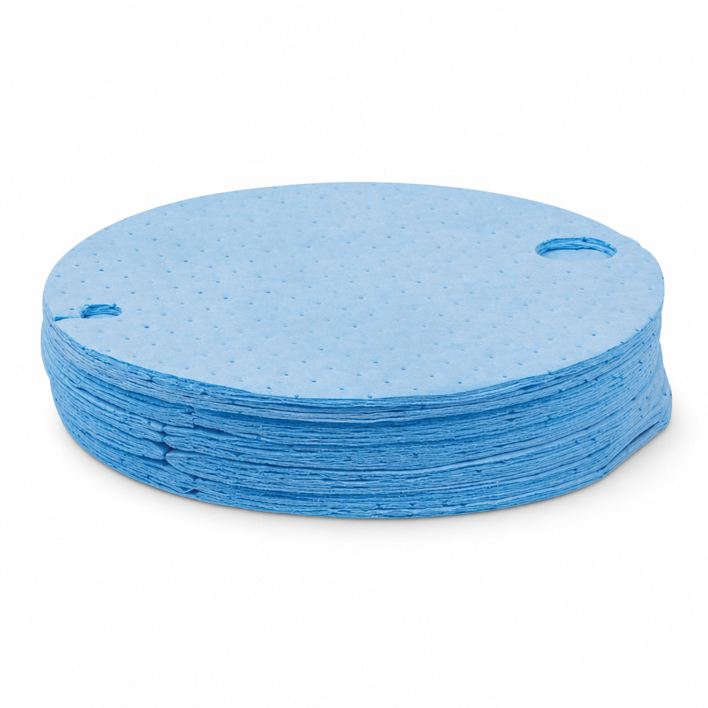 Barrel Top Oil Spill Absorbent Cover