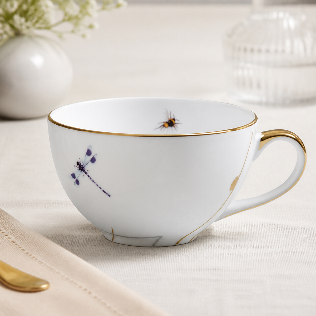 Commercial Tea For One Cups Set of 12 Durable Bone China