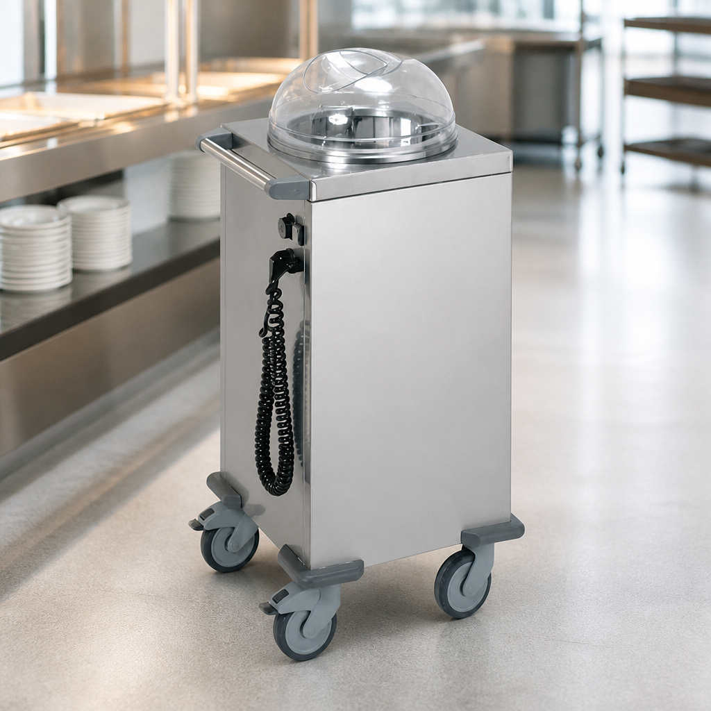 Commercial Heated Plate Warmer for 60 Plates - Mobile Lowerator