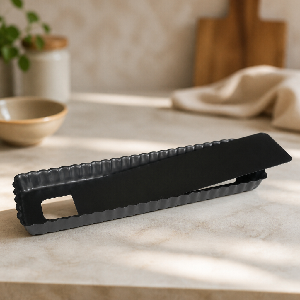 Commercial Non-Stick Rectangular Tart Mould 36cm Removable Base