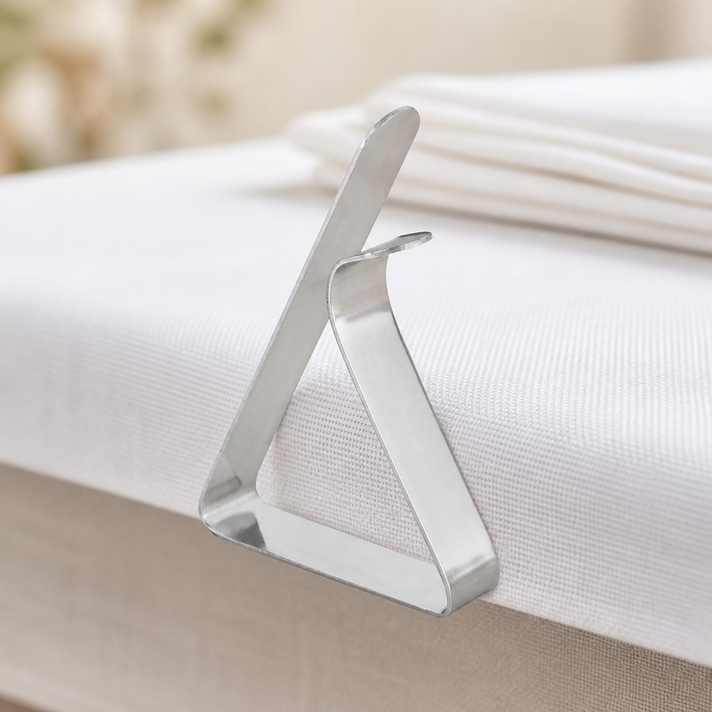 Stainless Steel Table Clips for Commercial Table Settings