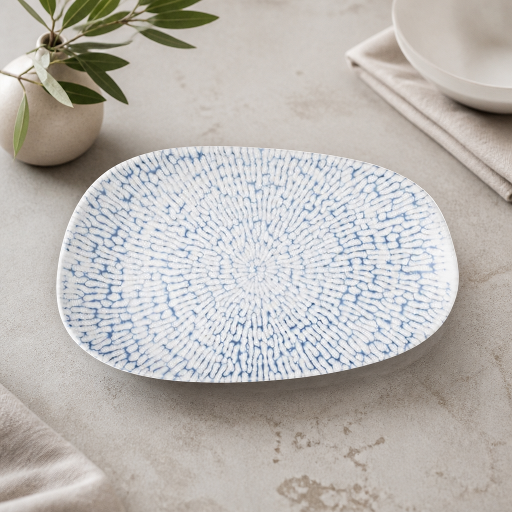 Commercial Opal Oblong Plates 220x130mm Pack of 12