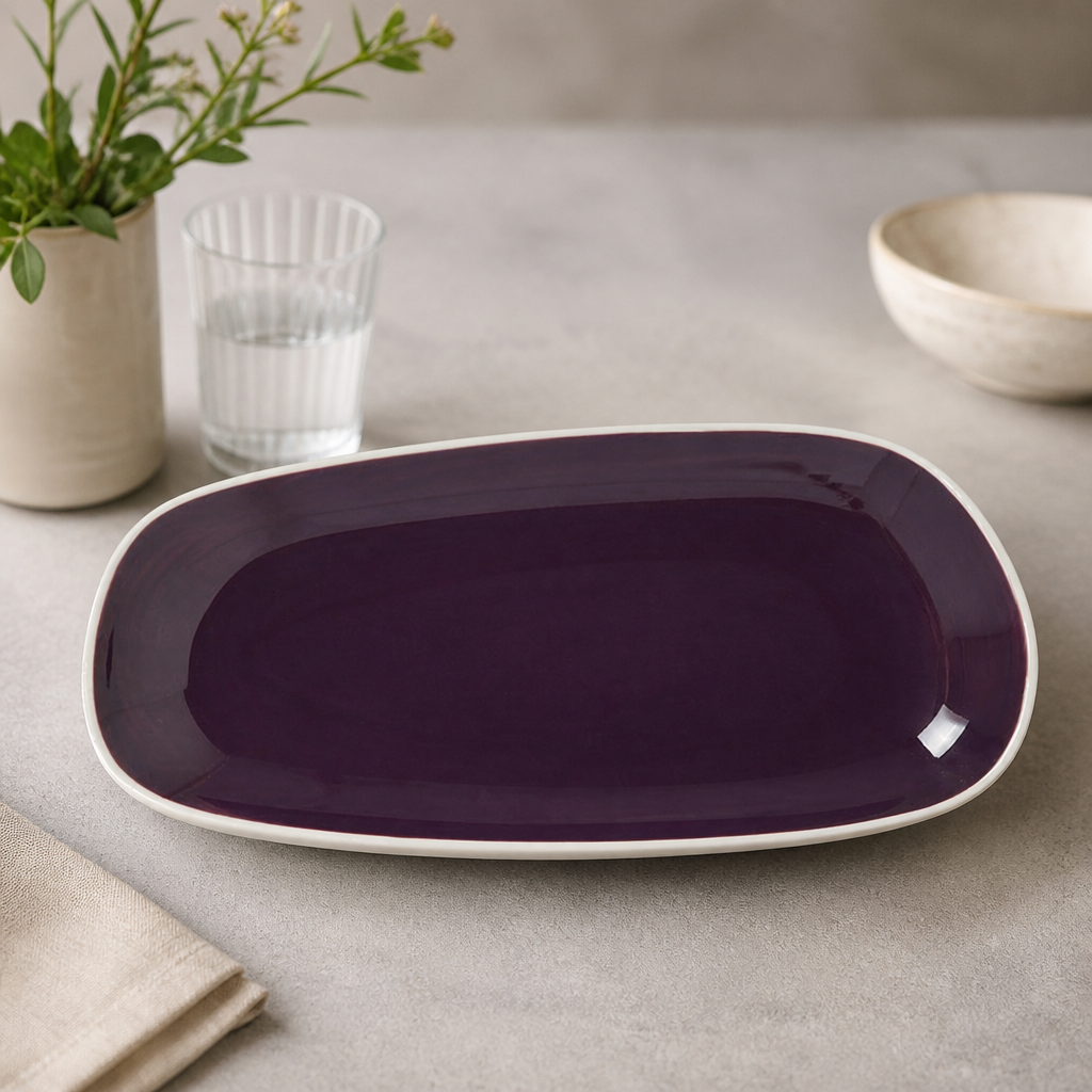 Commercial Trays 240mm Damson 12 Pack Durable Design