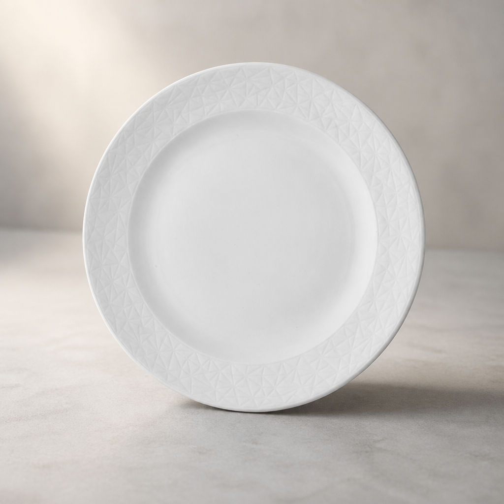 Commercial Abstract Plates 254mm - 12 Pack Fine China Set