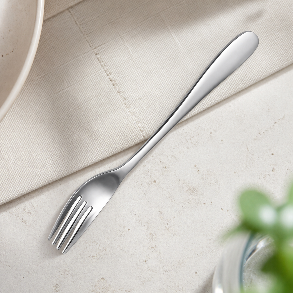 Commercial Cocktail Forks 12 Pack Stainless Steel Cutlery Set
