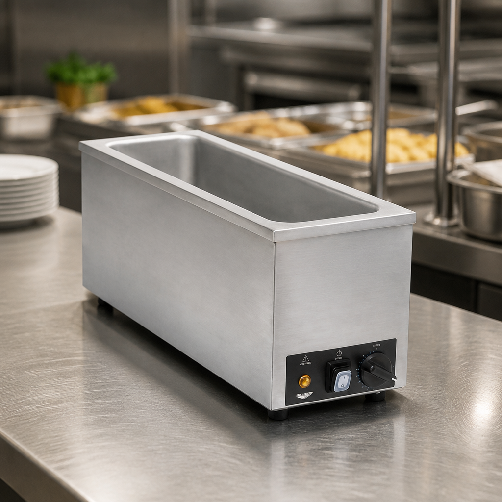 Commercial Countertop Food Warmer 2/4GN Stainless Steel