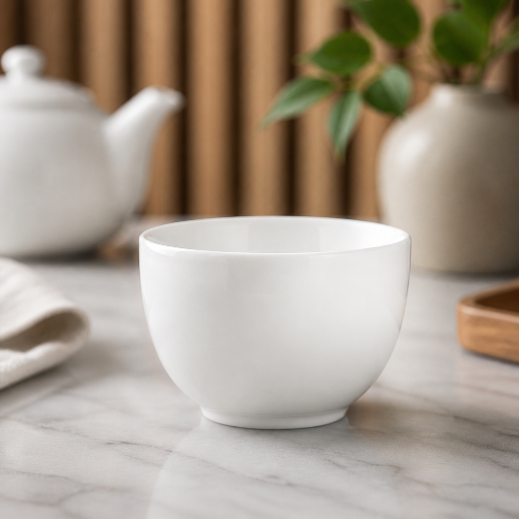 Commercial Chinese Tea Cups 110ml Stackable 12 Pack