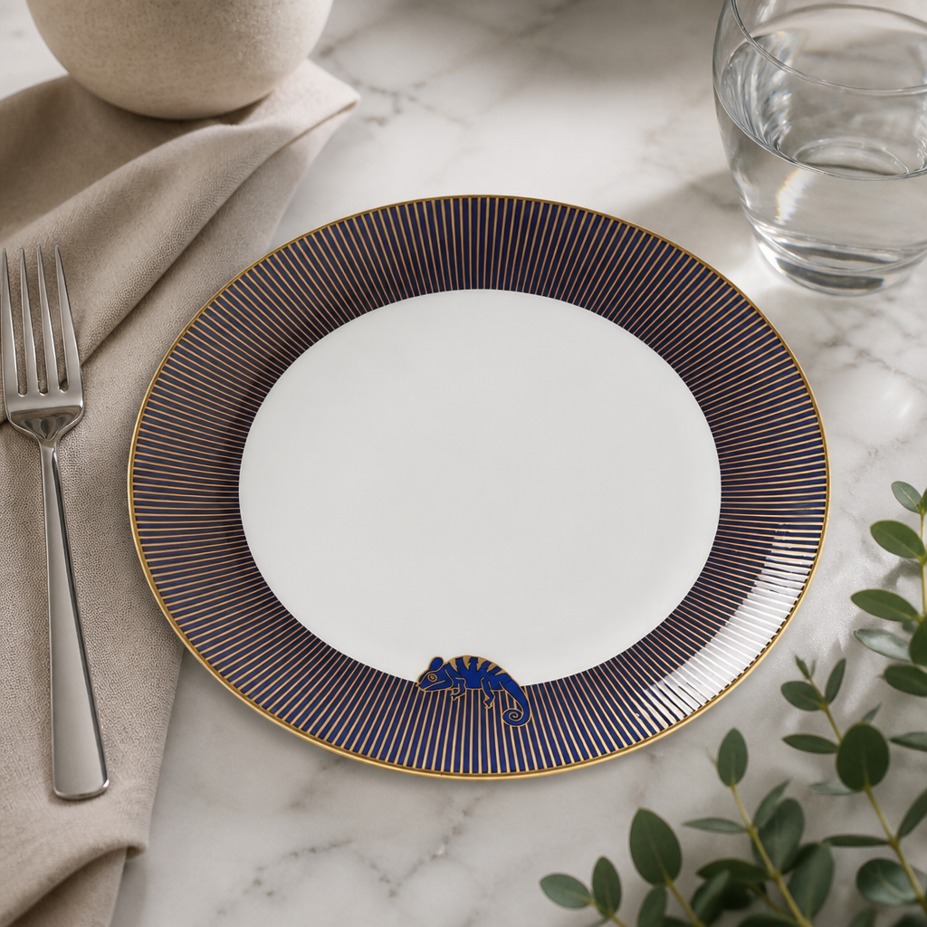 Commercial Coupe Plates 165mm Dark Blue 12 Pack for Dining