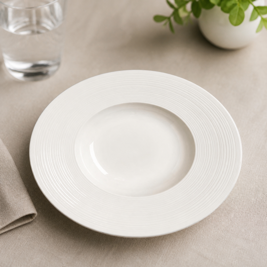 Commercial Rim Soup Plates 240mm - 12 Pack