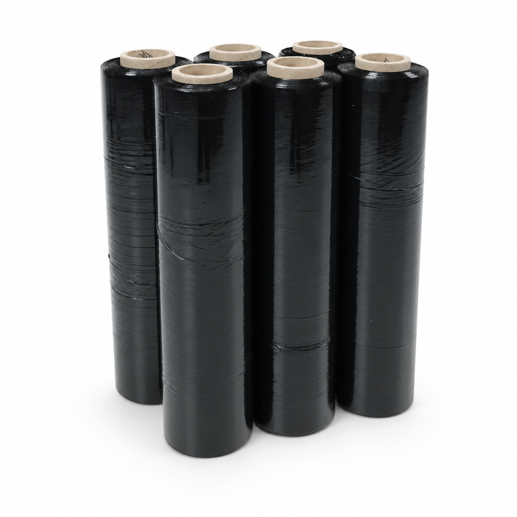 Black Blown Anti-Theft Stretch Film Roll