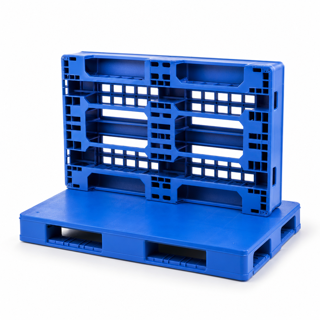 Blue Hygienic Heavy Duty Plastic Food Pallets