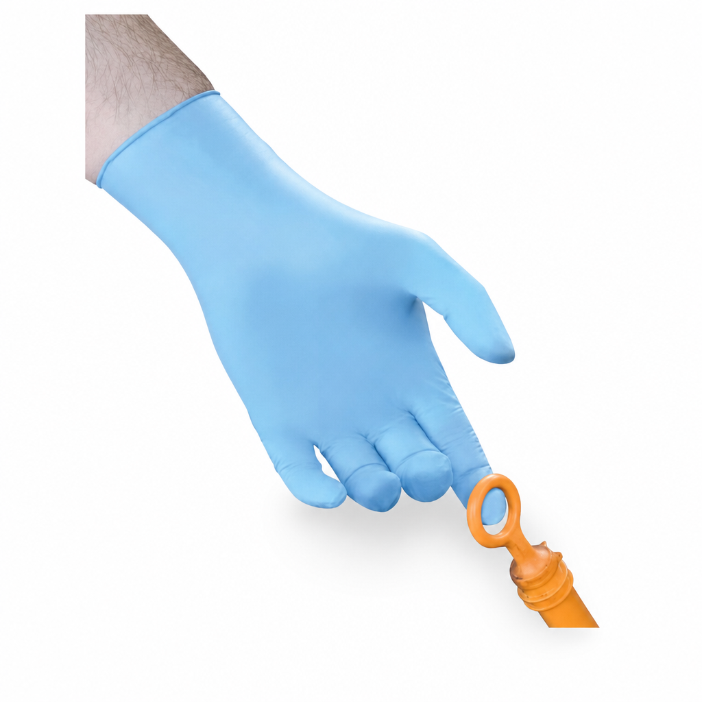 Blue Nitrile Disposable Food Gloves Powder-Free