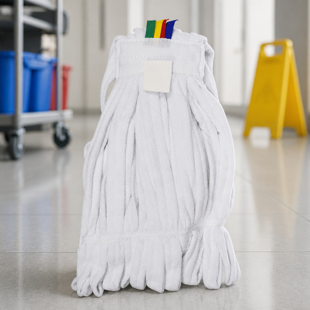 Commercial Microfibre Kentucky Mop Head 12oz for Heavy Duty Cleaning