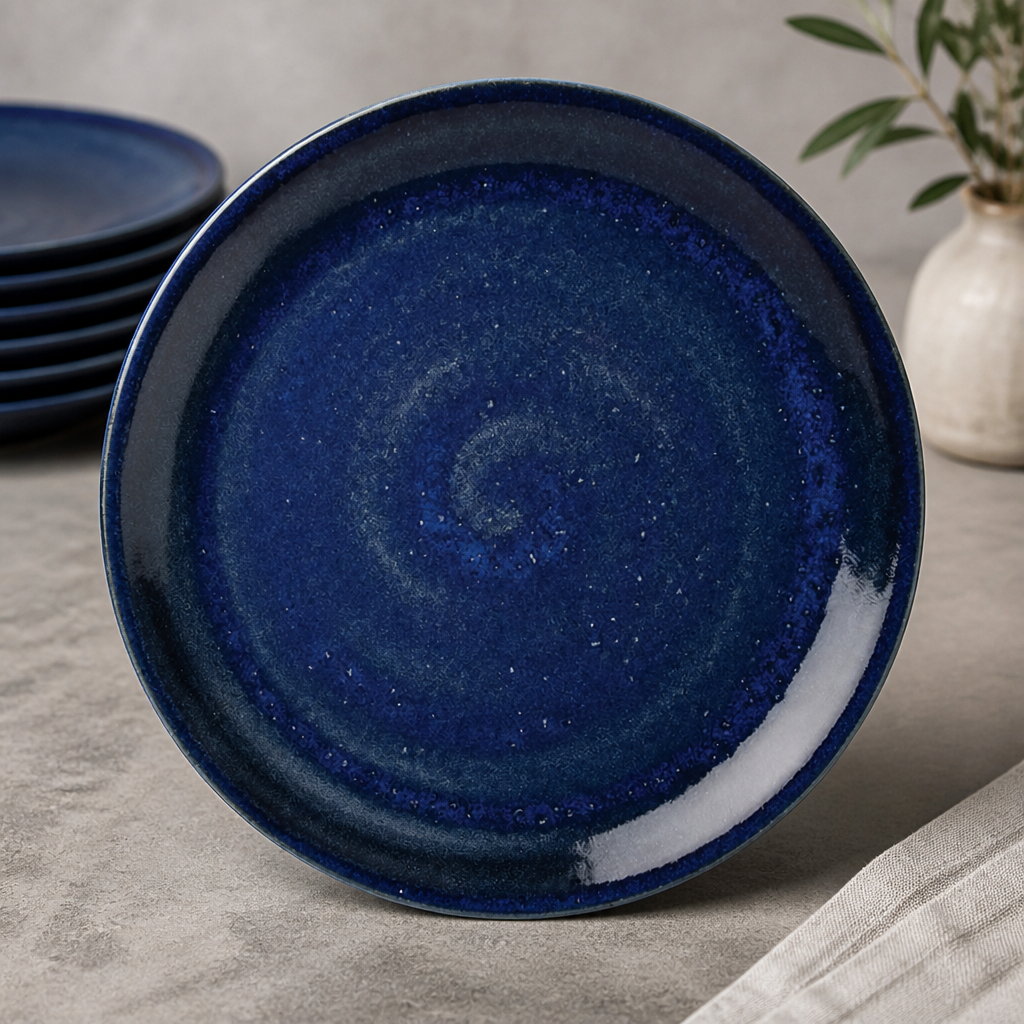 Commercial Coupe Plates 253mm Reactive Glaze 12 Pack