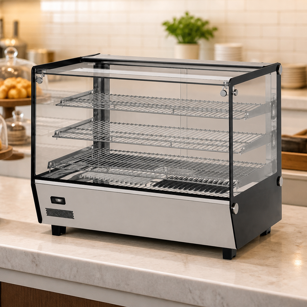 Commercial Countertop Heated Display Merchandiser 160Ltr