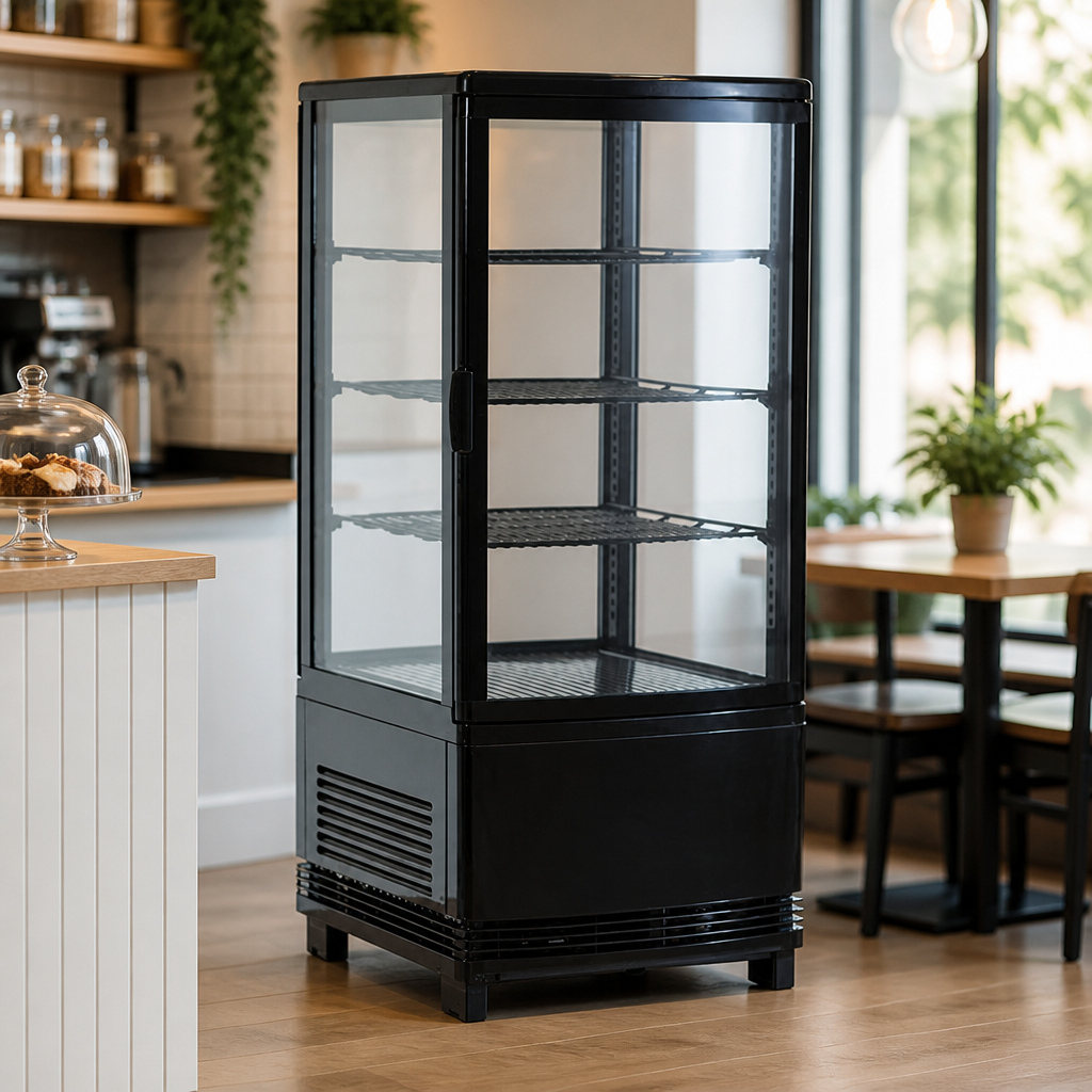 Countertop Display Fridge 68L with Adjustable Shelves