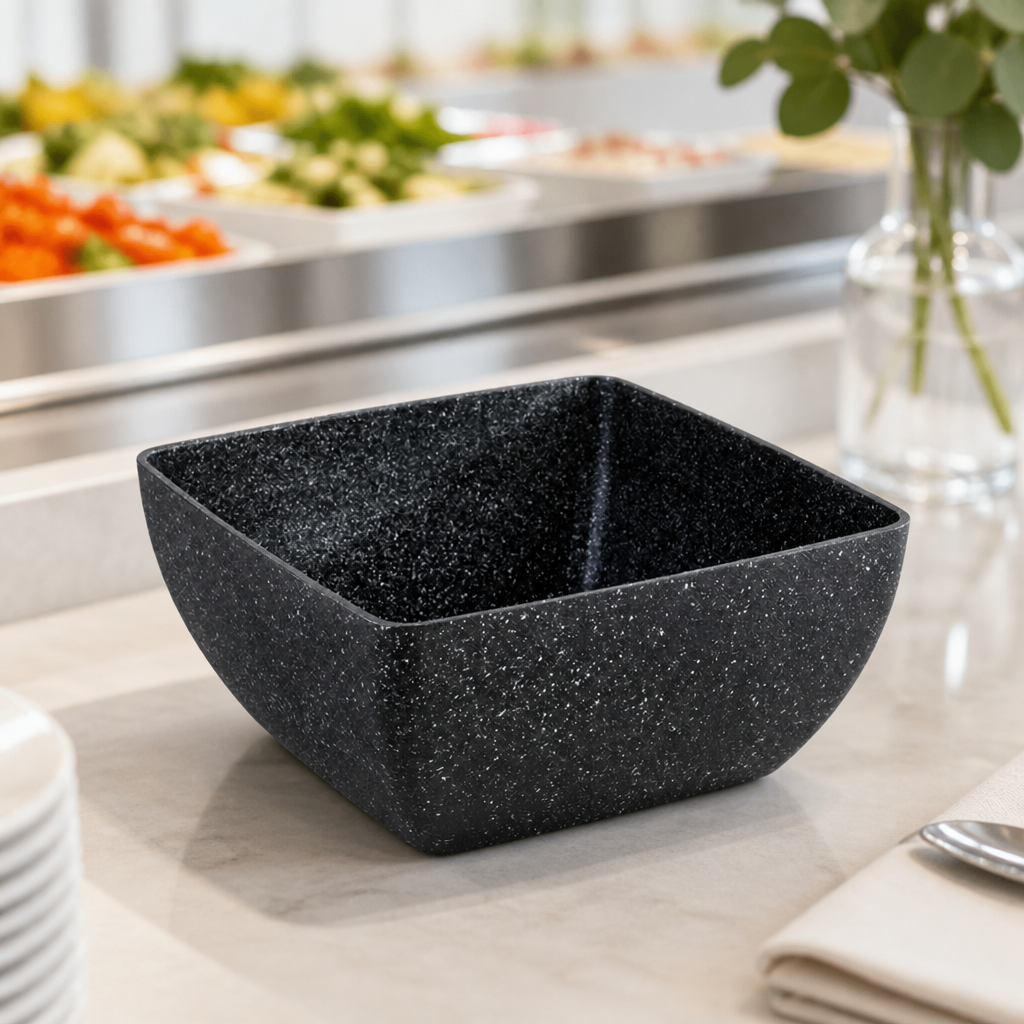 Commercial Metal Dish 250mm Lightweight Aluminium Bowl