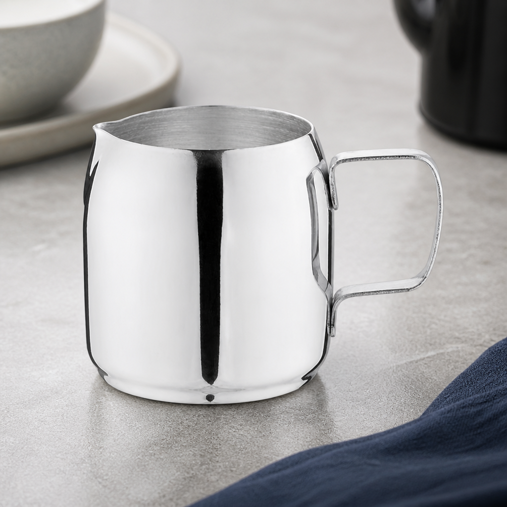 Commercial Stainless Steel Milk Jug 145ml for Cafes and Tearooms