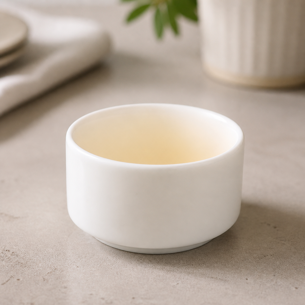 Commercial Fondant Dipping Dishes 68mm Pack of 12 Lemon