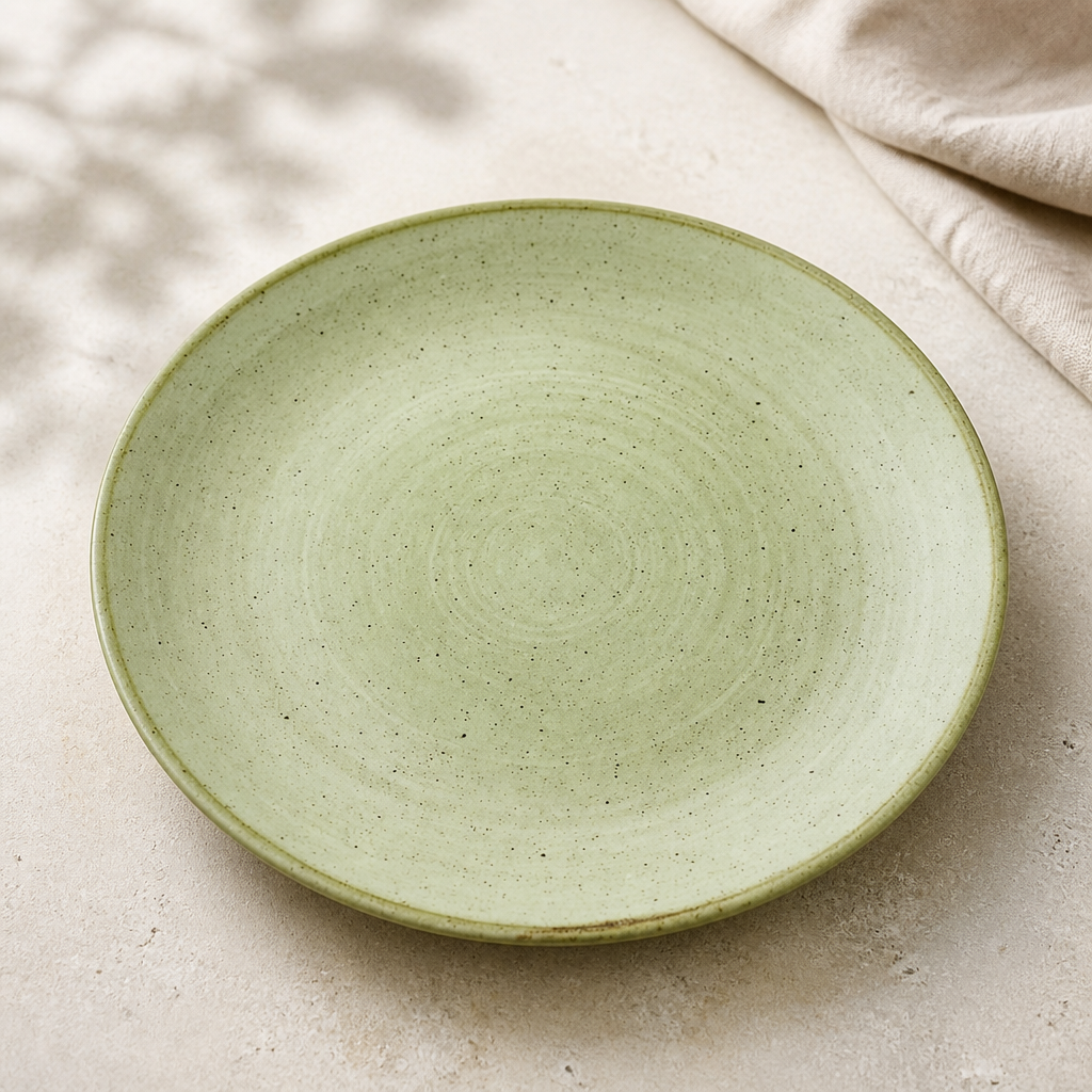 Commercial Coupe Plates 170mm Green 12 Pack