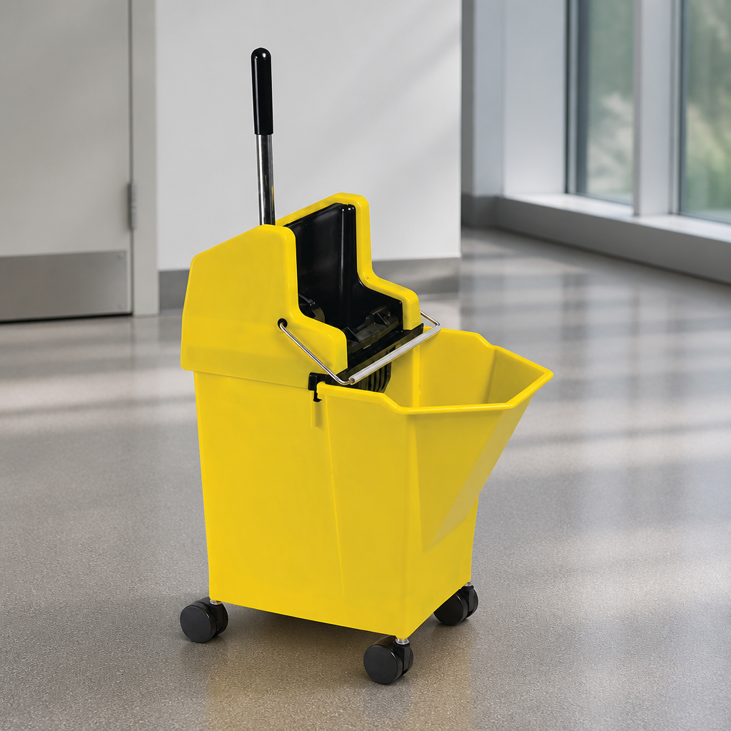Commercial Mop Bucket and Wringer 9Ltr Integrated System