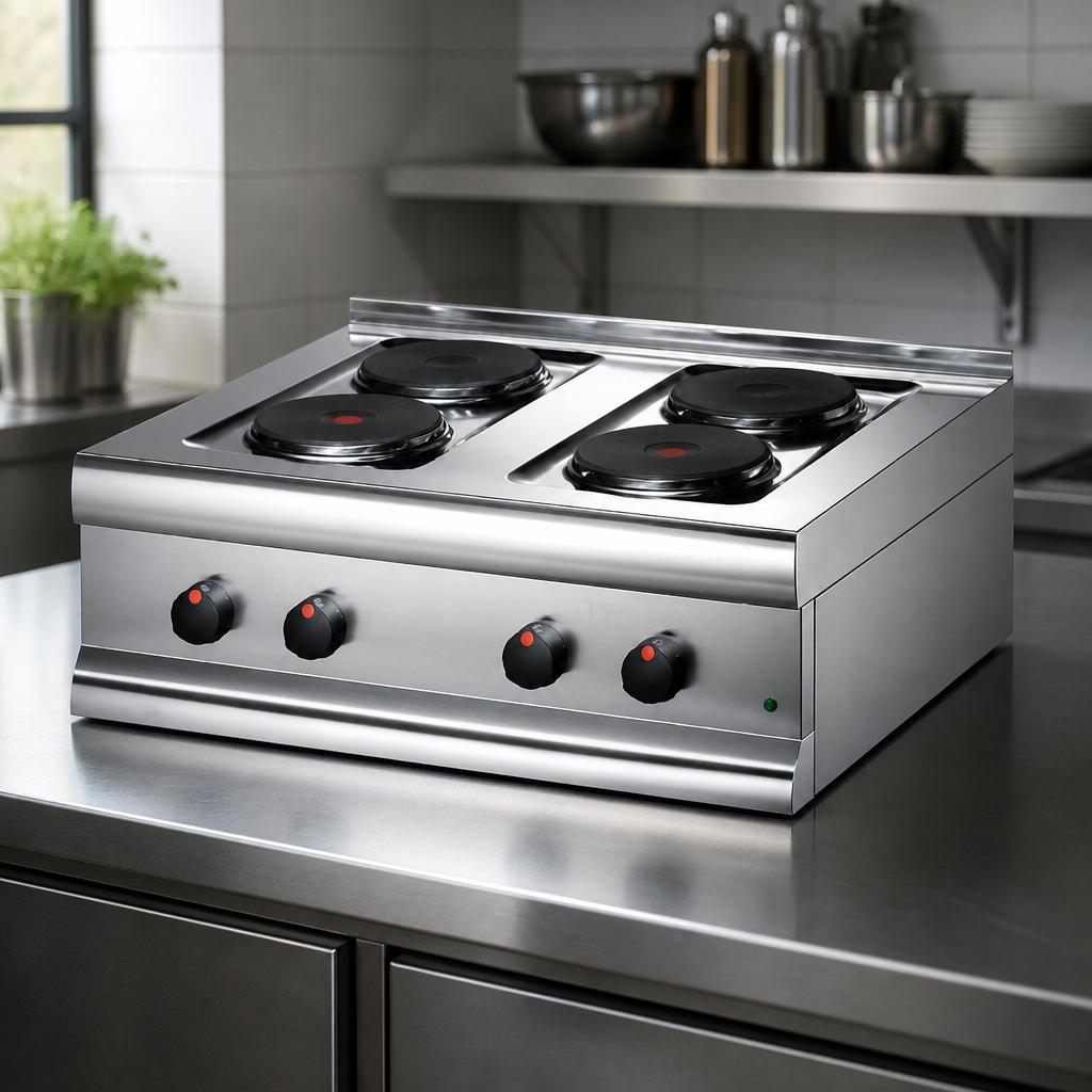 Commercial Electric Boiling Top Hob 180mm Cooking Area 7kW