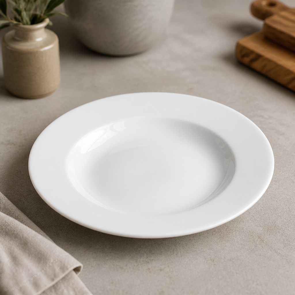 Commercial Pasta Bowls 260mm Round Porcelain 12 Pack