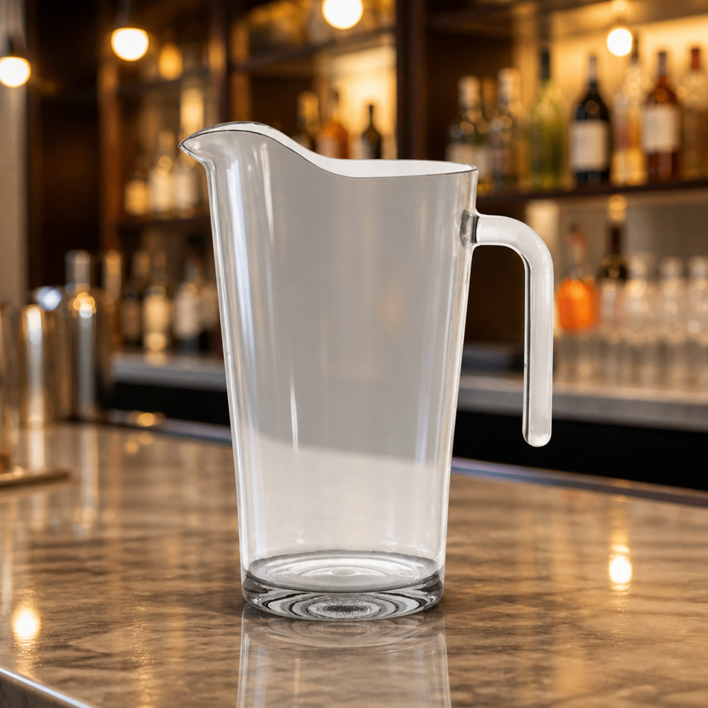 Commercial SAN Jugs 1.14L Clear Glassware 6 Pack