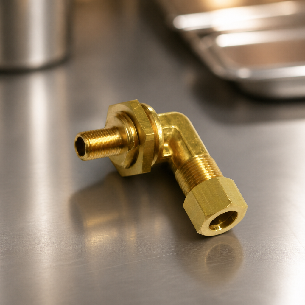 Commercial L Shaped Connector for Catering Equipment 45mm