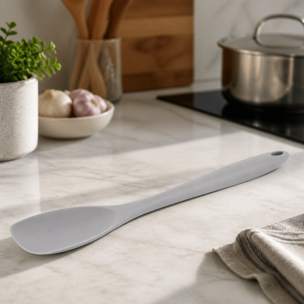 High Heat Silicone Spoonula for Baking and Cooking 30cm