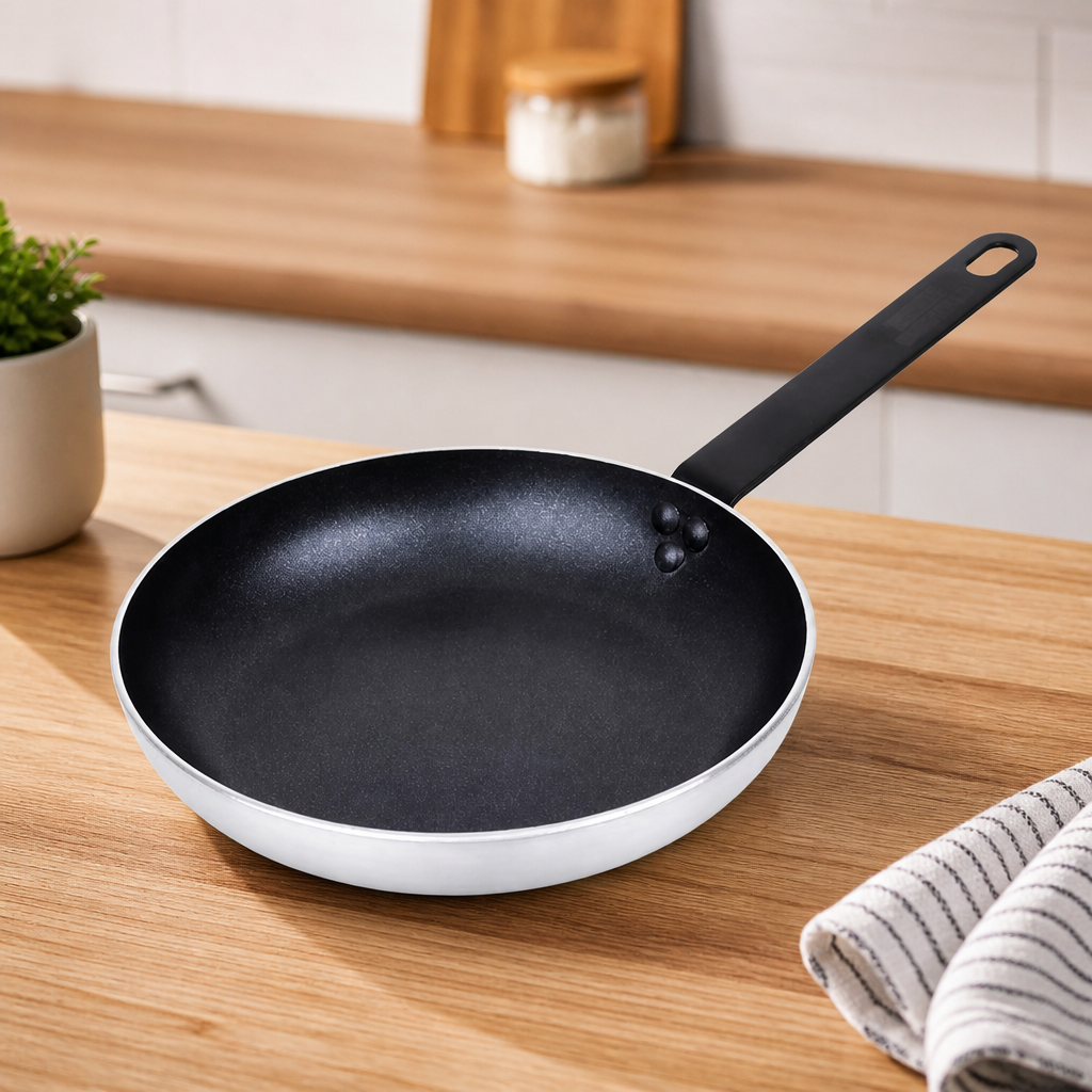 Commercial Aluminium Non-Stick Frying Pan 20cm 800ml Capacity
