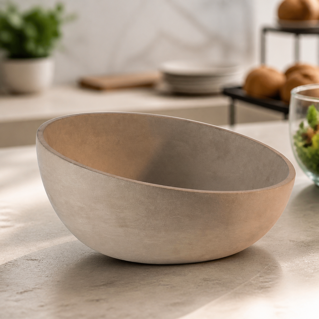 Commercial Sloping Concrete Fruit Bowl 1.7Ltr 260Ømm