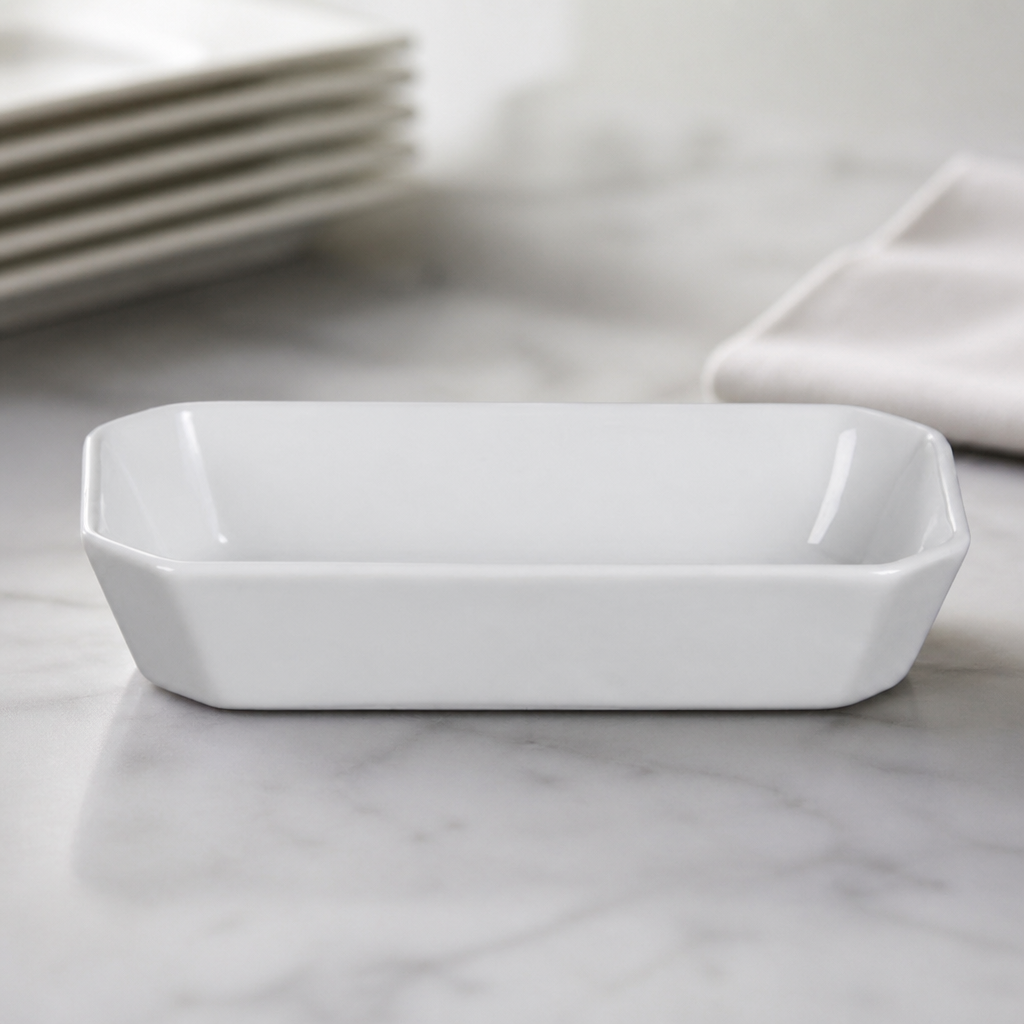 Commercial Rectangular Hors d'Oeuvre Dishes 185mm 6 Pack