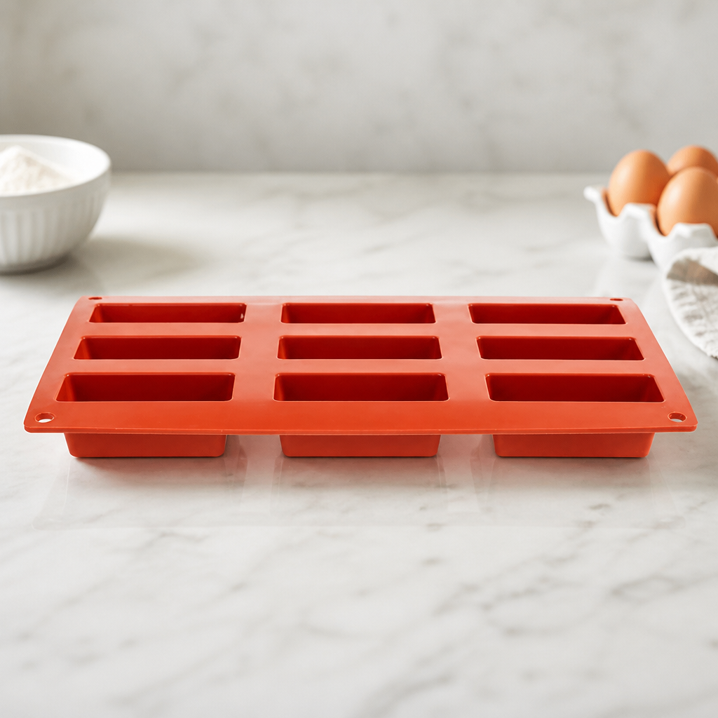 Commercial Silicone Cake Mould 9 Cup Shaped Baking Tool
