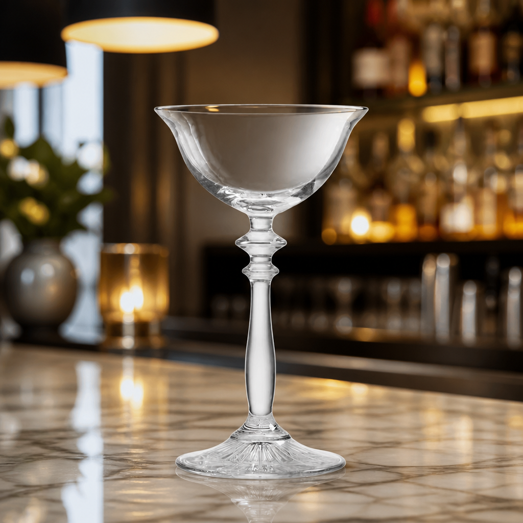 Miniature Coupe Glasses 140ml - Vintage Style Barware Set