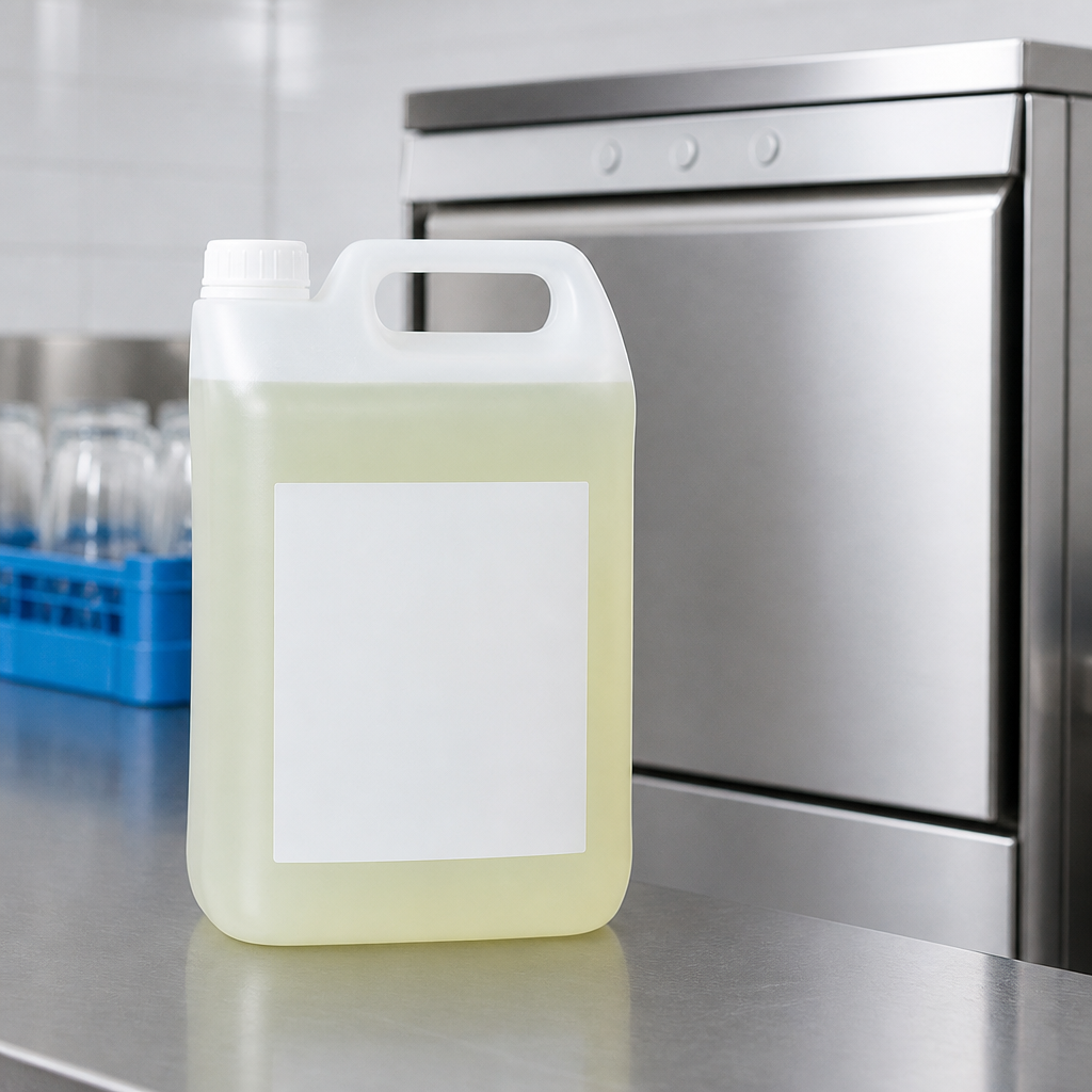 Commercial Dishwasher Detergent 5L for Hard Water Cleaning