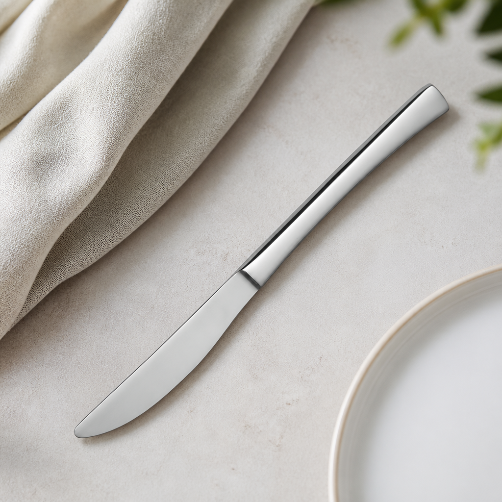 Commercial Stainless Steel Table Knife 12 Pack 224mm
