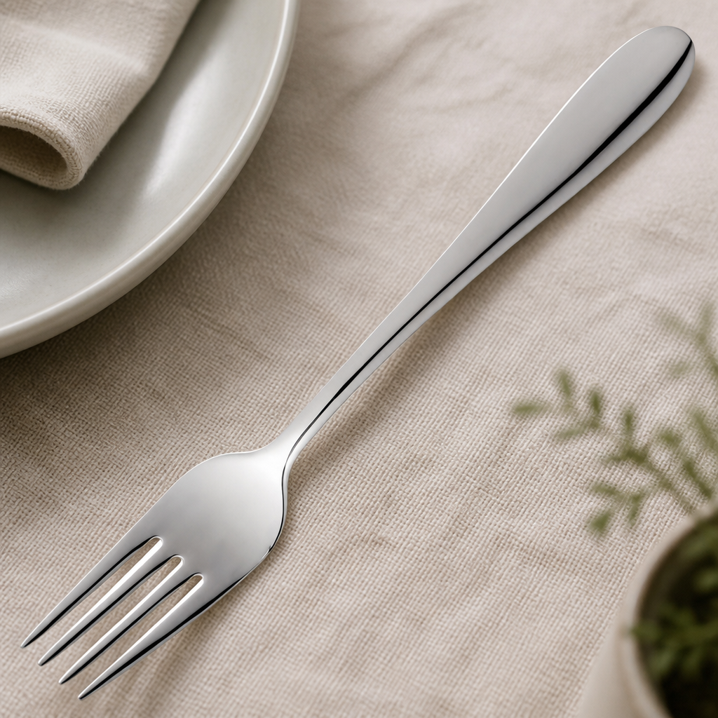 Commercial Table Forks 12 Pack 18/10 Stainless Steel Teardrop Design