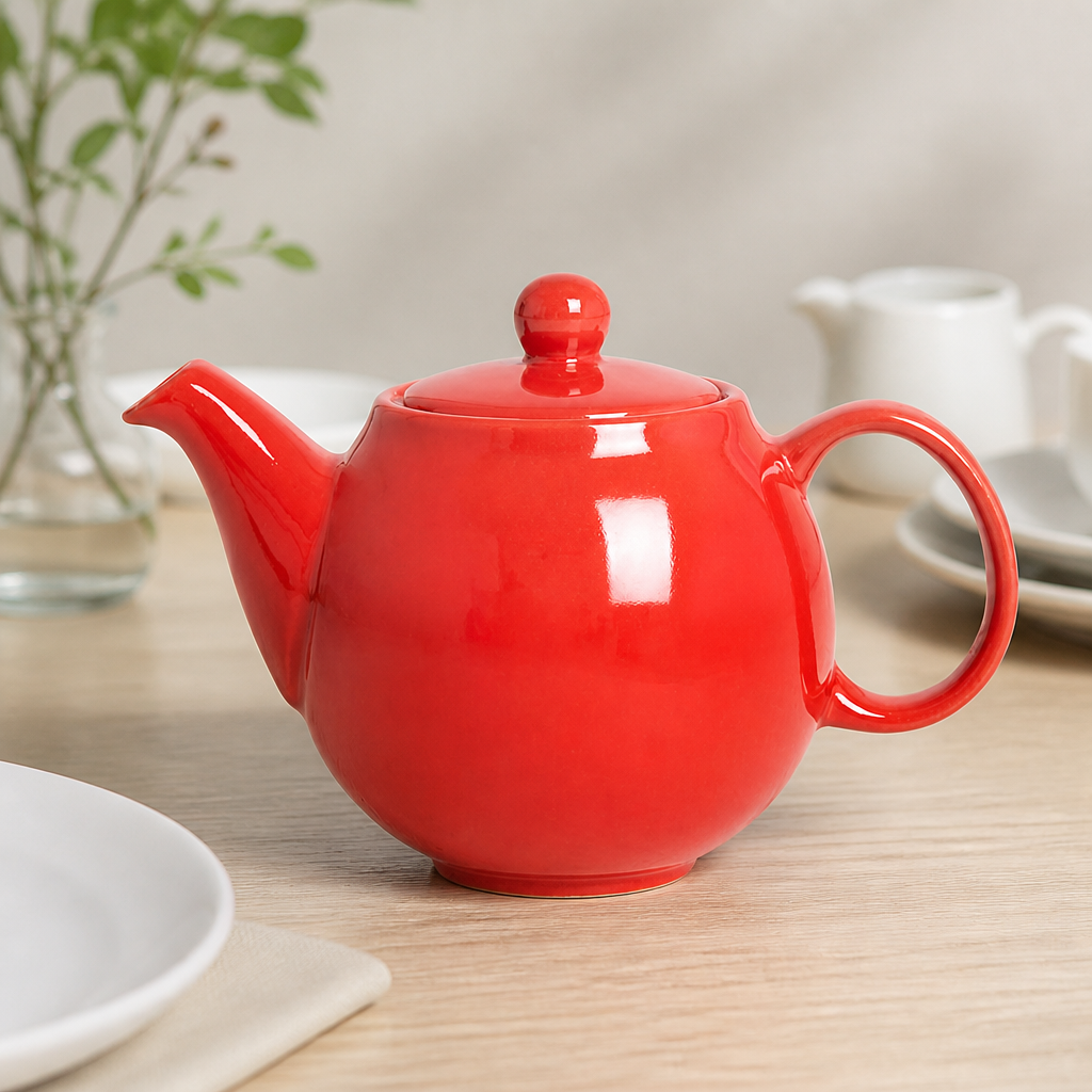 Commercial Stoneware Teapots 450ml Pack of 2 for Catering