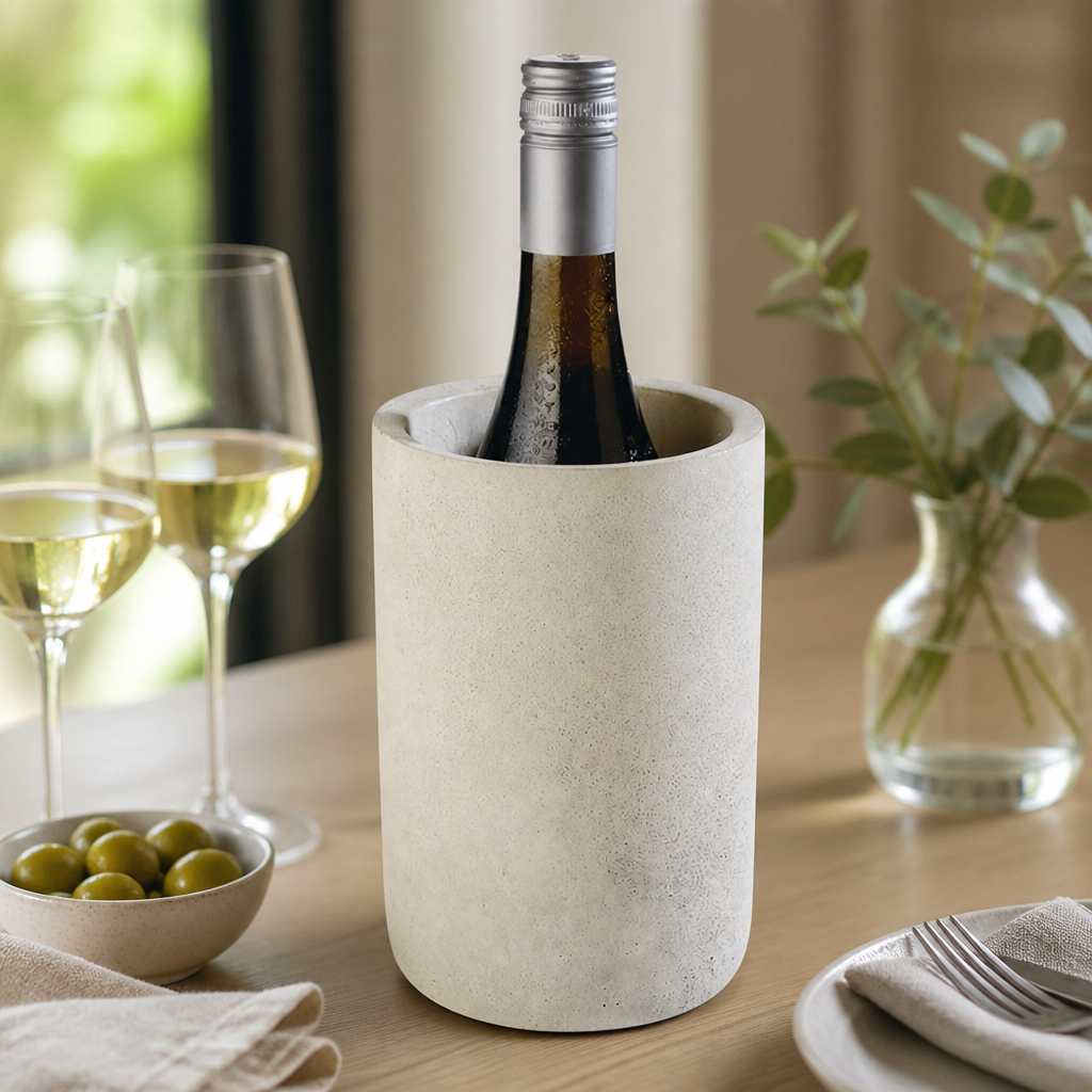 Concrete Bottle Cooler 190mm for 0.7 - 1.5L Bottles