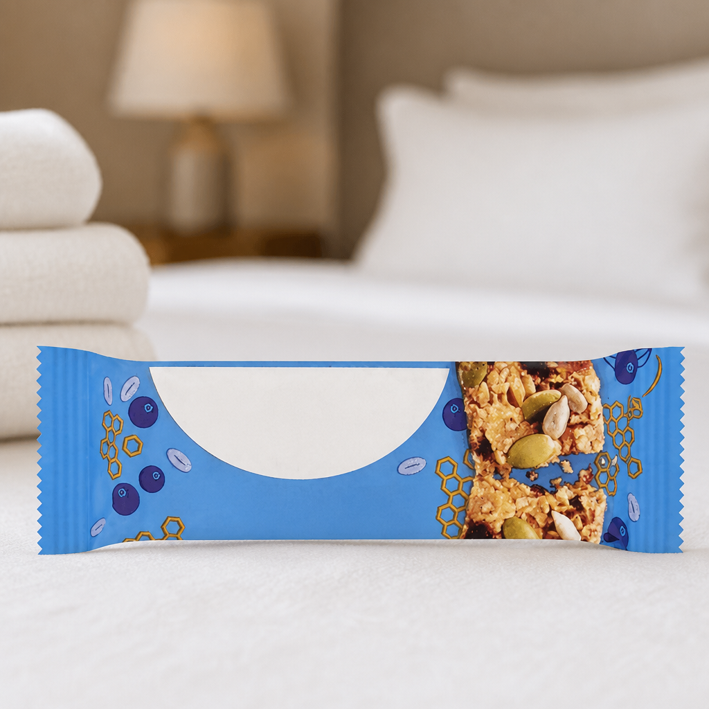 Commercial Snack Bars 42g Blueberry Honey Oat Bars 24 Pack