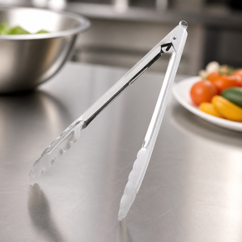10" Commercial Catering Tongs - Bulk Buy 10 Pack