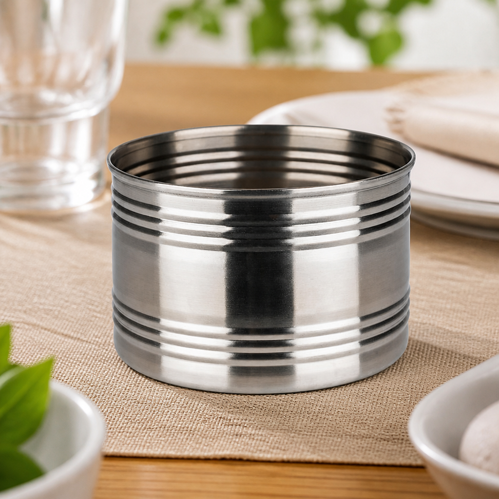 Commercial Stainless Steel Serving Can 120mm Chip Basket