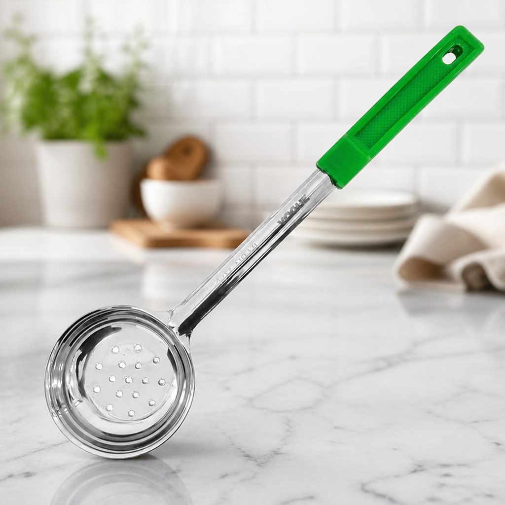 Commercial Green Perforated Spoodle 118ml Ergonomic Handle