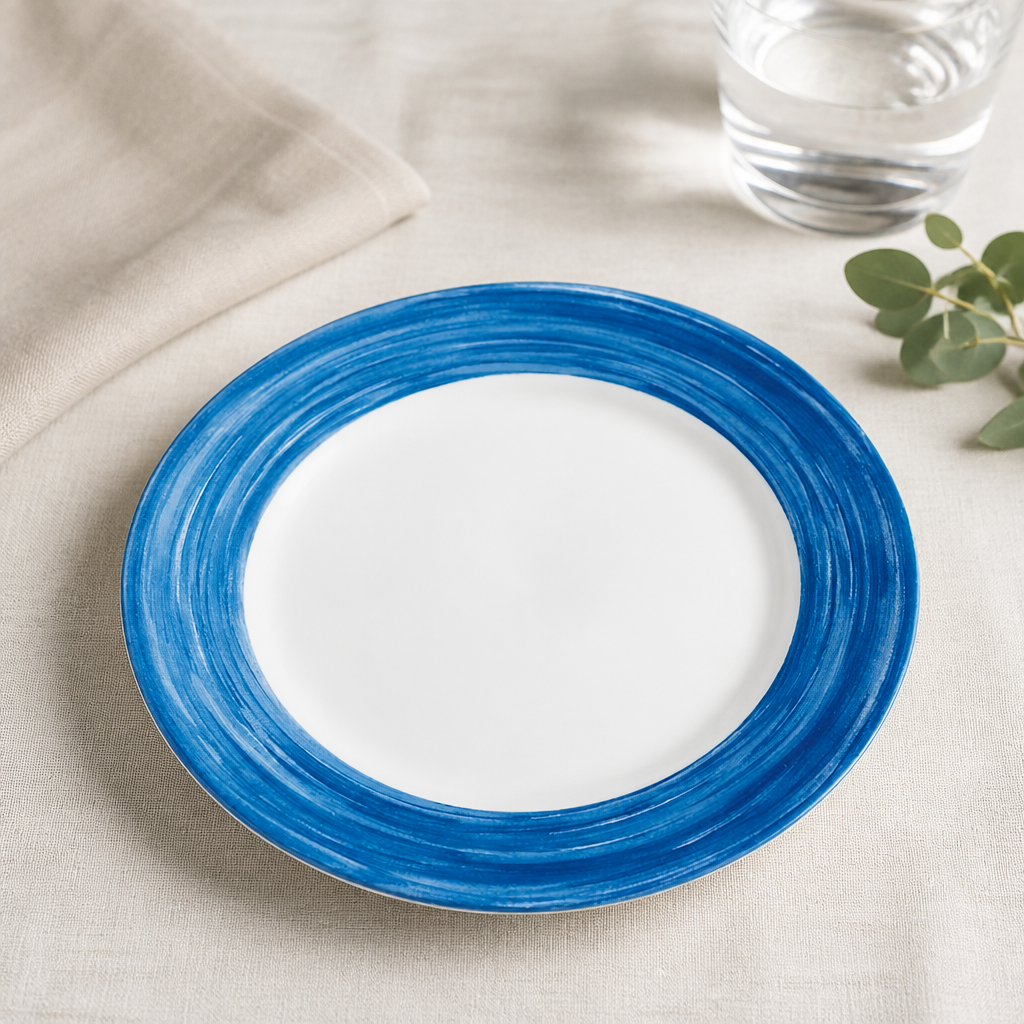 Commercial Brush Side Plates 155mm Pack of 24 Opal