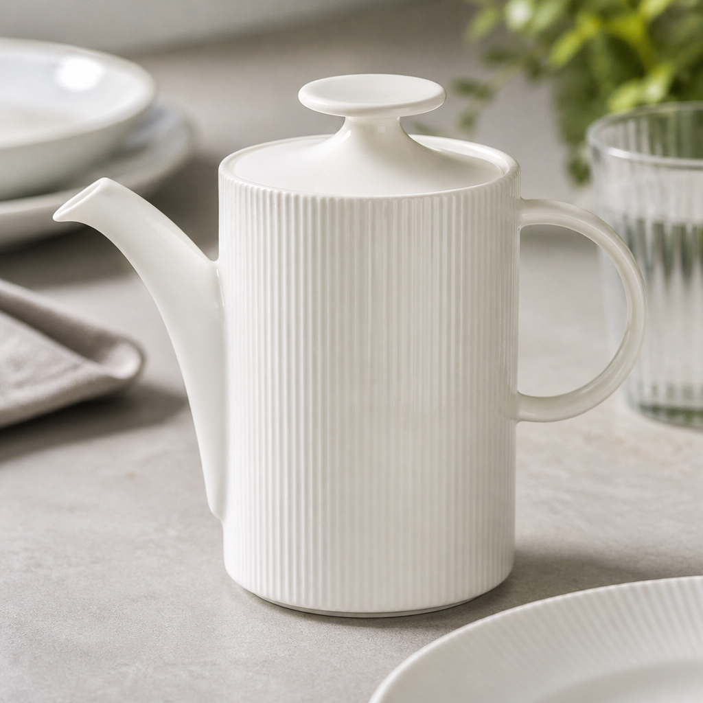 Commercial Lidded Beverage Pots 600ml Set of 6