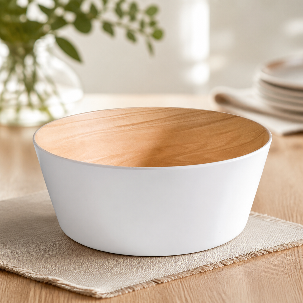 Commercial Melamine Serving Bowl 2.2Ltr 220mm Diameter