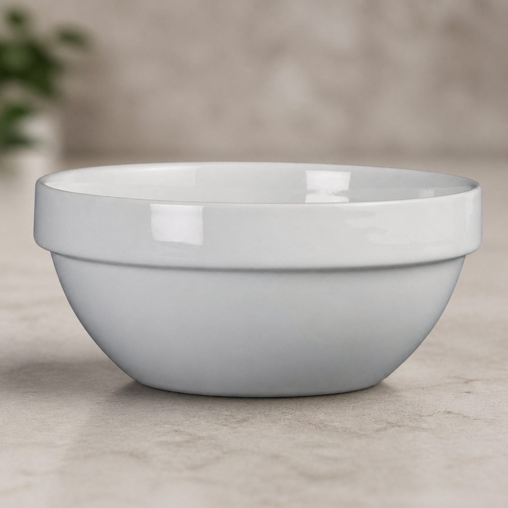 Commercial Porcelain Cereal Bowls 540ml 12 Pack