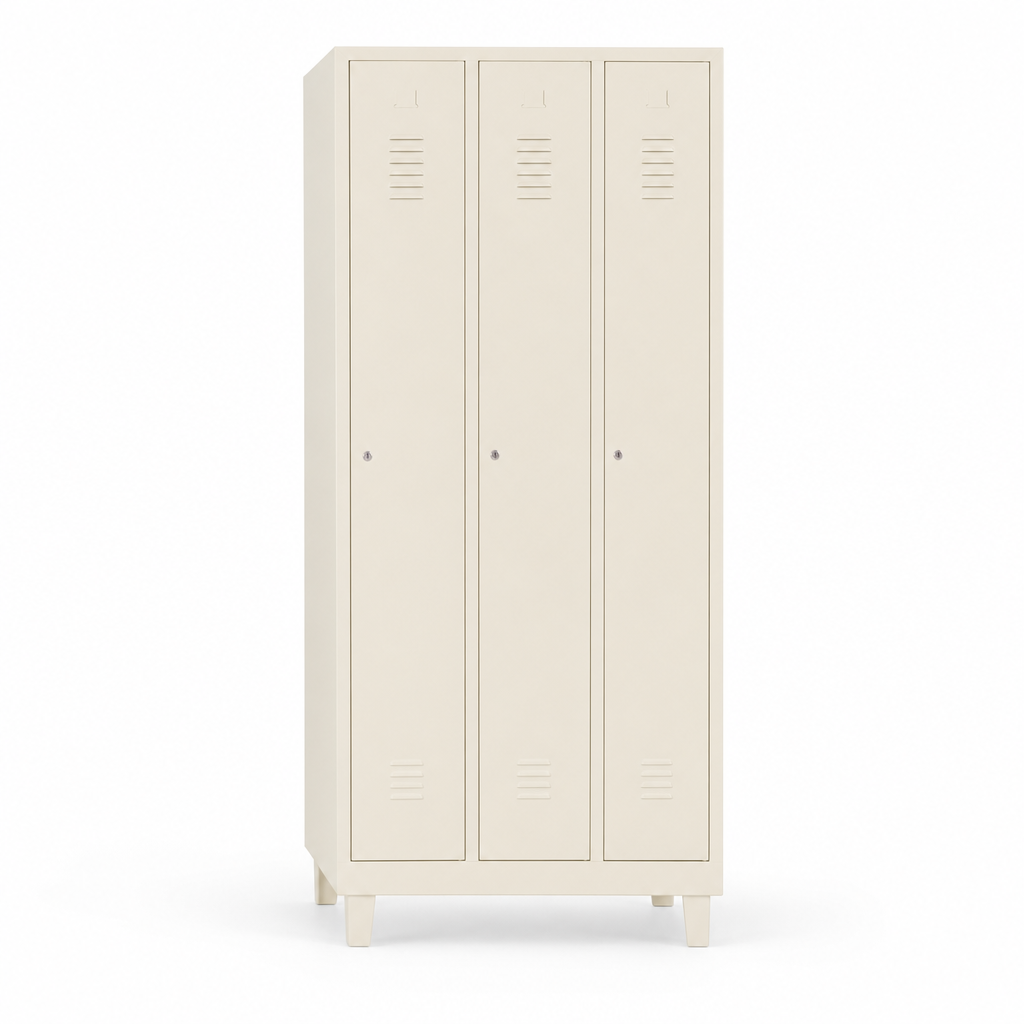 Clean and Dirty Metal Storage Lockers on Feet, 1–4 Columns